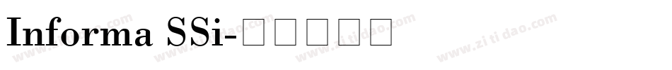 Informa SSi字体转换